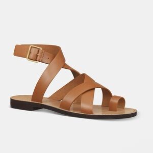 Dior DIORIVIERA DIOR Sun TOE-Ring Sandal Camel Calfskin